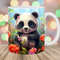 Baby Panda Mug Wrap, 11oz & 15oz Mug Template, Mug Sublimation Design, Flower Mug Wrap Template, Instant Digital Download PNG.jpg