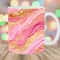 Pink Gold Glitter Mug Wrap, 11oz And 15oz Mug Template, Mug Sublimation Design, Painting Mug Wrap Template, Instant Digital Download PNG.jpg