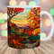 Stained Glass Autumn Mug Wrap, 11oz And 15oz Mug Template, Mug Sublimation Design, Mug Wrap Template, Instant Digital Download PNG.jpg