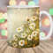 Vintage Daisies Mug Wrap, 11oz And 15oz Mug Template, Mug Sublimation Design, Flowers Mug Wrap Template, Instant Digital Download PNG.jpg