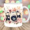 Vintage Photo Camera Mug Wrap, 11oz And 15oz Mug Template, Mug Sublimation Design, Flowers Mug Wrap Template, Instant Digital Download PNG.jpg