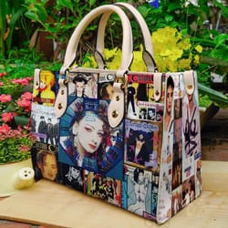 boy george women leather handbag,boy george music bag,boy george fan gift