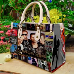 Depeche Mode Leather HandBag,Depeche Mode Band Bag,Depeche Mode Fan Gift