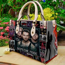 depeche mode women leather hand bag, depeche mode music women bags and purses, depeche mode lover handbag
