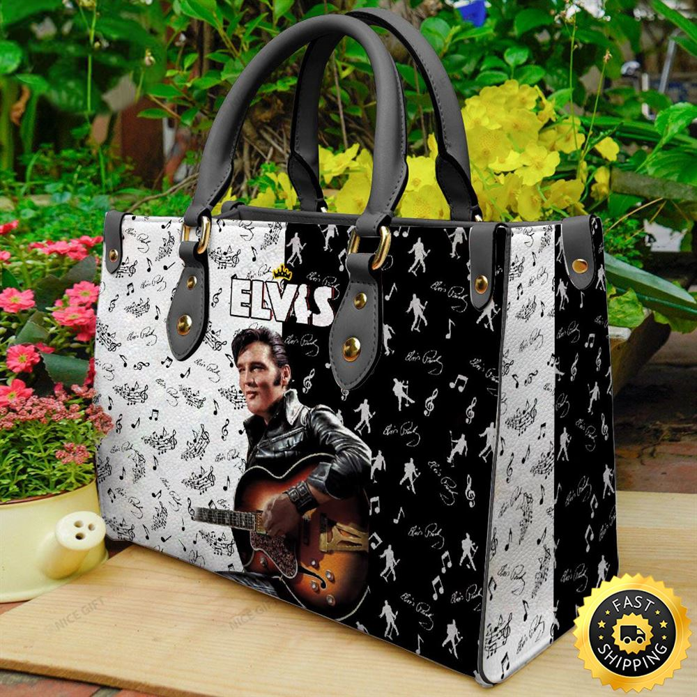 Elvis Presley The Rock King 3D Leather Handbag.jpg