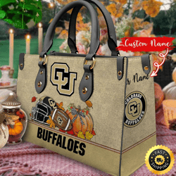 NCAA Colorado Buffaloes Autumn Women Leather Bag