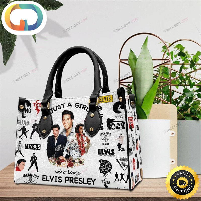 Elvis Presley The King Rock Of 3D Leather Handbag.jpg