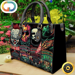 horror movie 3d halloween leather handbag