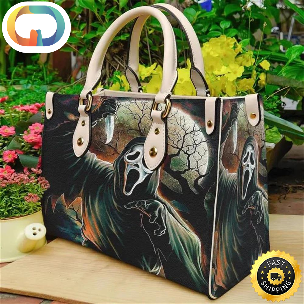 Horror Movies Ghost Face Leather Bag.jpg