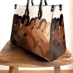 BWM Leather Bag, Black Women Leather Personalized Leather Bag, Personalized Gifts, Gift for Her
