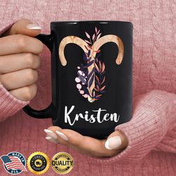 aries mug, aries coffee cup, aries constellation coffee mug