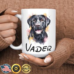 black lab mug, black lab gifts, black lab coffee mug