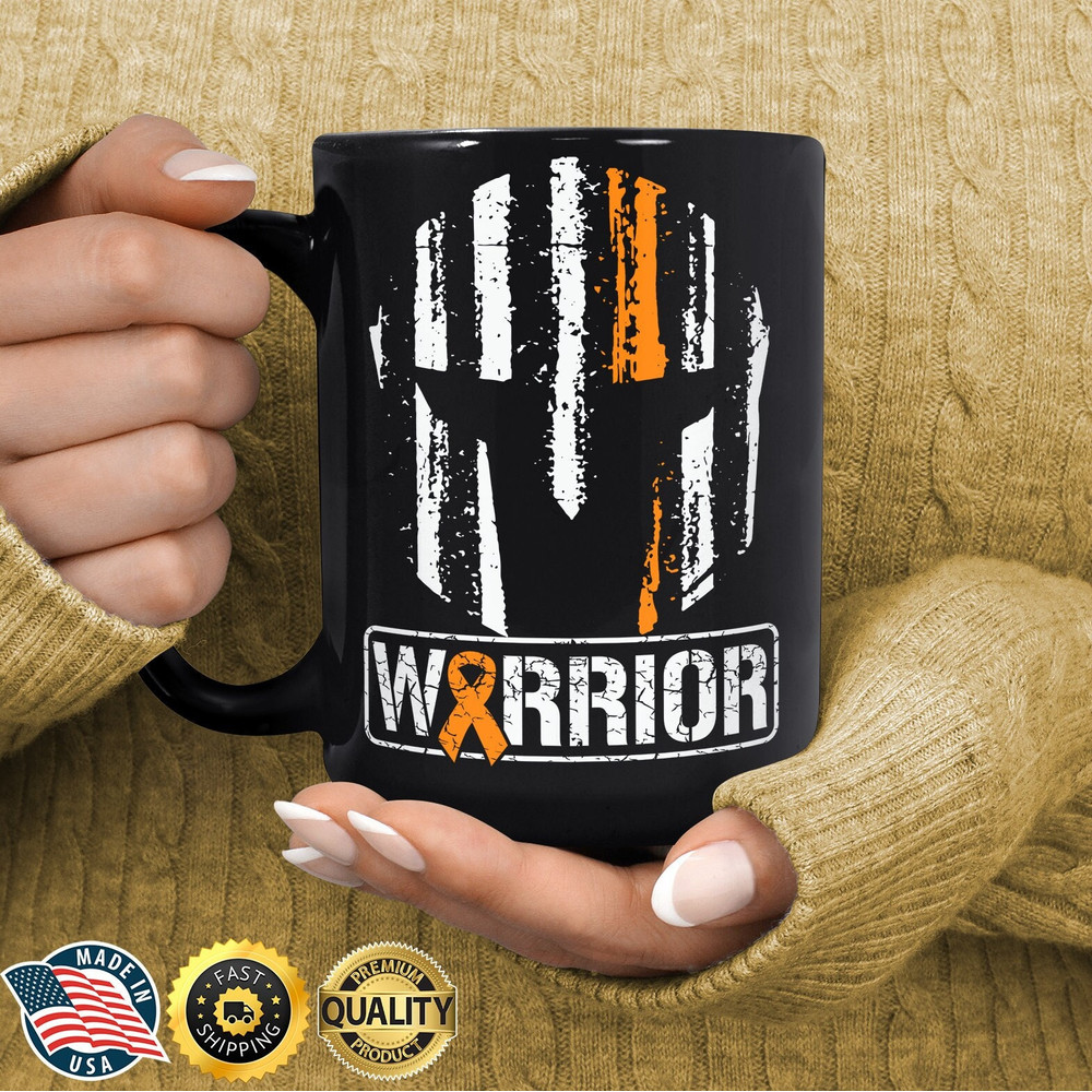 COPD Warrior Mug - Orange COPD Awareness Ribbon Mug - Gift For COPD Survivor - Orange Ribbon Mug - Get Well Gift.jpg