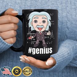 einstein science mug, science teacher gift, nerdy mug