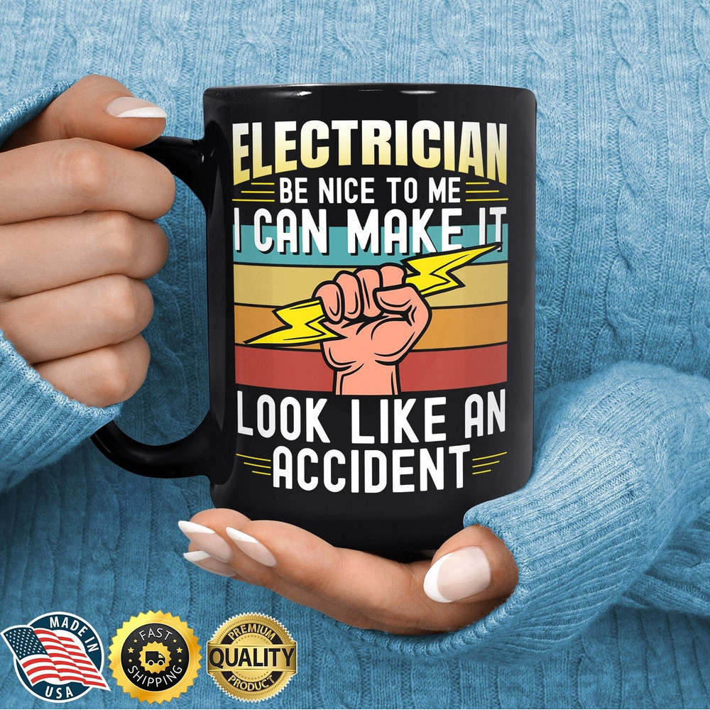 Electrician Mug - Funny Electrician Gift Idea - Electric Mug - New Electrician Mug - Electricity Gift - Gift for Electrical Engineer.jpg