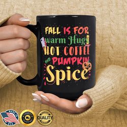 fall coffee mug, autumn pumpkin coffee mug, autumn mug