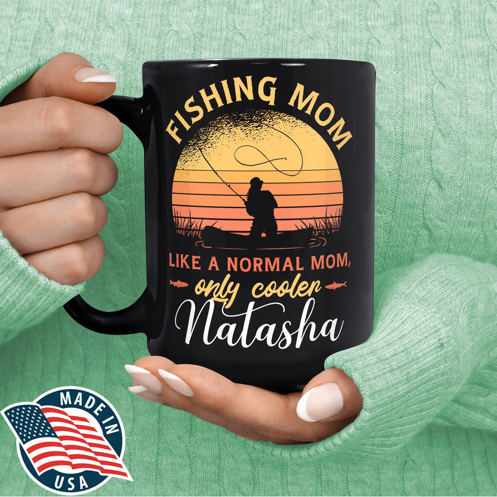 Fishing Mom Gift - Personalised Fishing Mom Mug - Fishing Gifts For Mom - Fishing Lover Gift - Mother's Day Gift For Mom - Reel Moms Fish.jpg