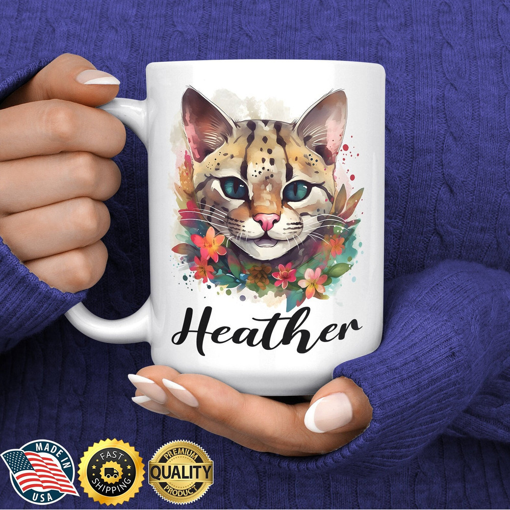 Ocelot Mug - Personalized Ocelot Gifts for Her - Ocelot Coffee Mug - Ocelot Lover Gift - Cute Ocelot Coffee Cup - Ocelot Birthday Gift.jpg