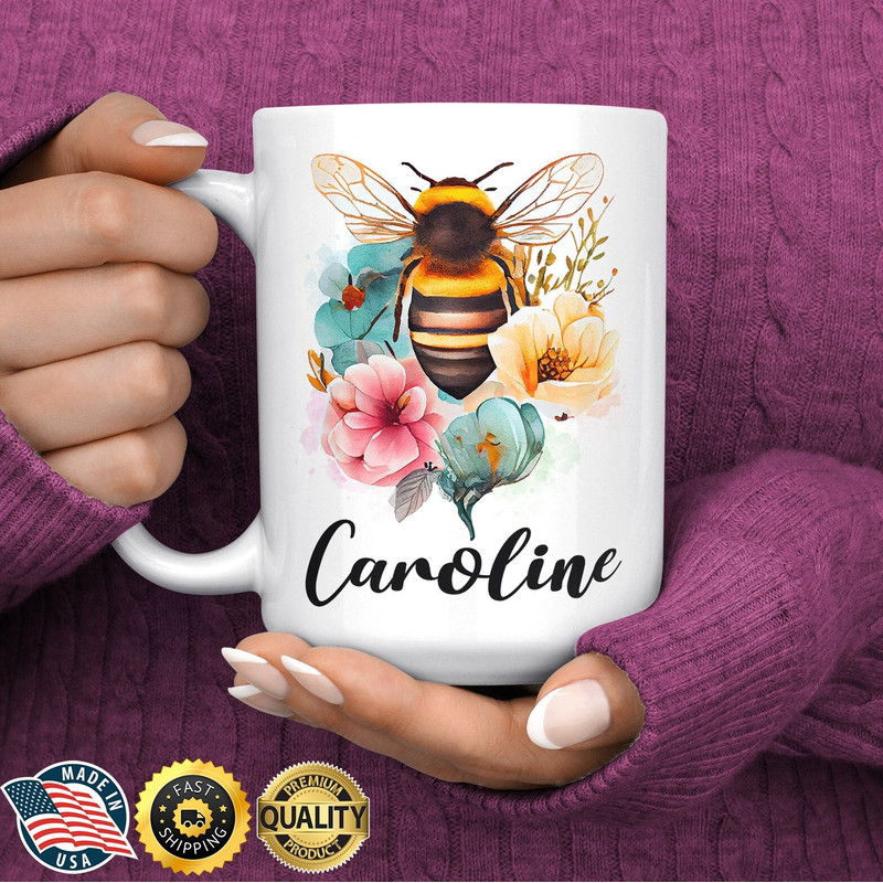 Personalized Queen Bee Gift - Queen Bee Mug - Queen Bee Gifts - Bumble Bee - Bee Lover - Save the Bees - Bee Keeping Mug - Cute Bee Gift.jpg