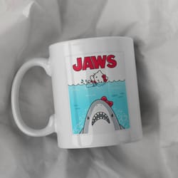 funny jaws ceramic mug 11oz, 15 oz mug, funny coffee mug