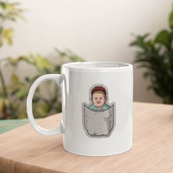 Funny Pocket Hasbulla Ceramic Mug 11oz, 15 oz Mug, Funny Coffee Mug