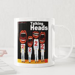 Talking Heads 1 Ceramic Mug 11oz, 15 oz Mug, Funny Coffee Mug