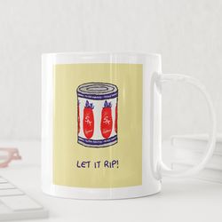 the bear show let it rip ceramic mug 11oz, 15 oz mug, funny coffee mug