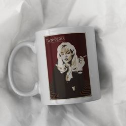 twin peaks 1992 ceramic mug 11oz, 15 oz mug, funny coffee mug