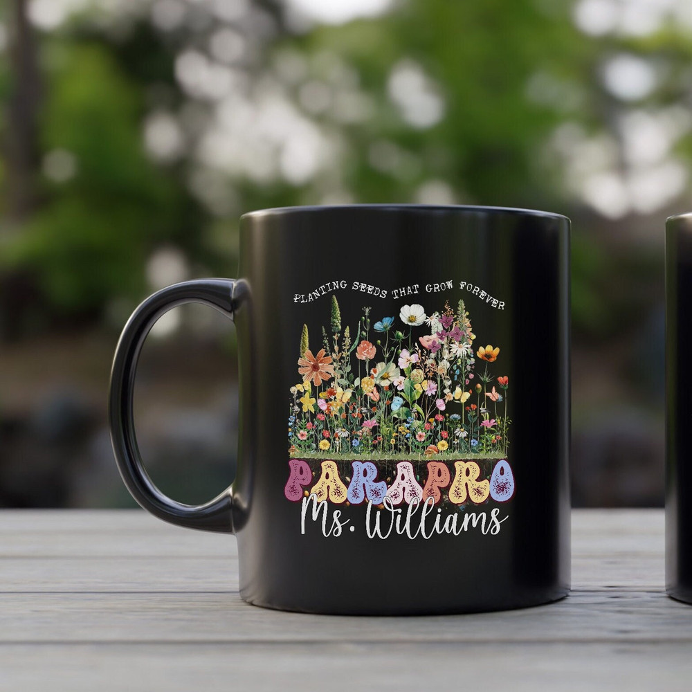 Personalized Paraprofessional Coffee Mug, Para Cup, SPED Teacher Aide Gift, Custom Paraeducator Para Professional Team Gifts, Para Tea Cup 1.jpg