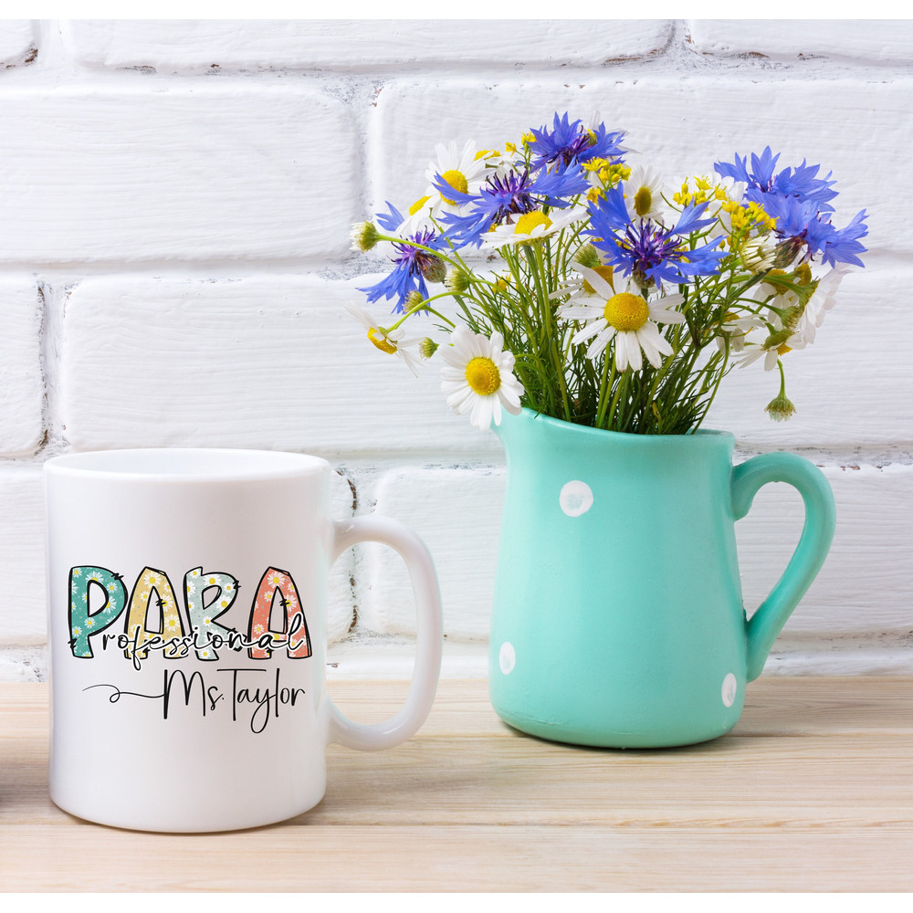 Personalized Paraprofessional Coffee Mug, Para Cup, SPED Teacher Aide Gift, Custom Paraeducator Para Professional Team Gifts, Para Tea Cup.jpg