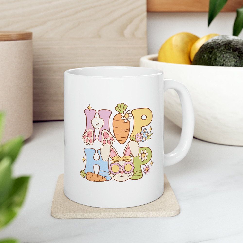 Hip Hop Easter, Easter Day Gift, Spring Mug, Easter Eggs, Cute Easter Mugs. Funny Easter Mugs, Housewarming Gift, Coffee Mug, Easter.jpg