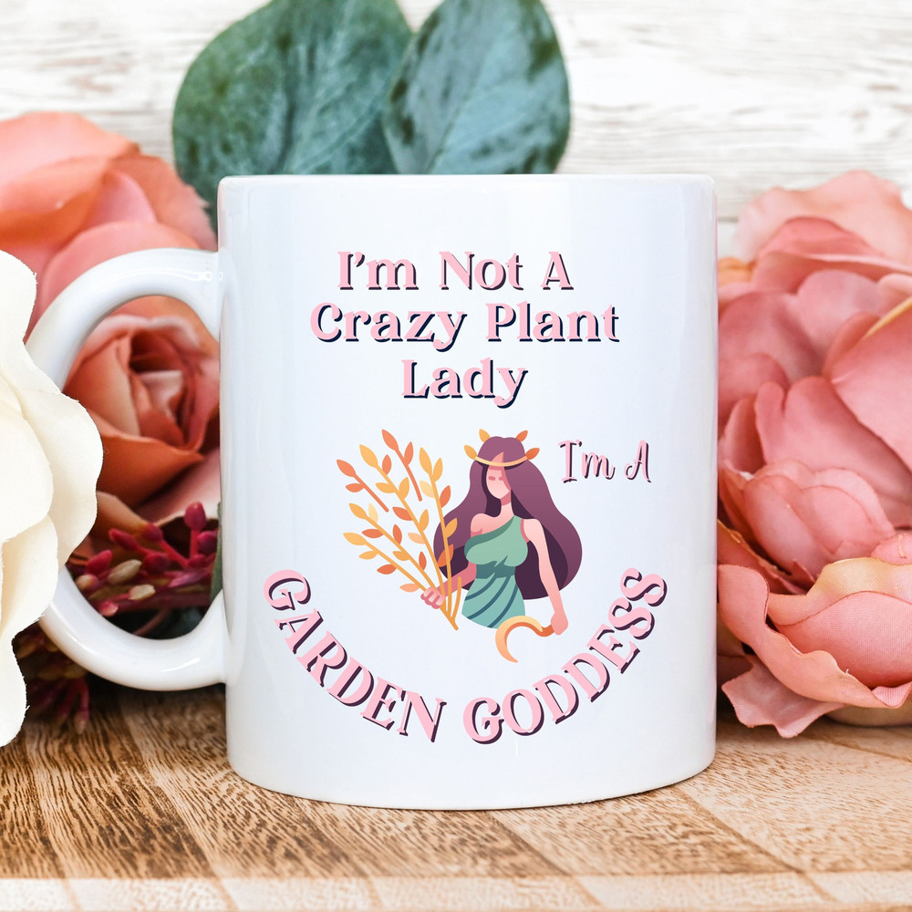 Crazy Plant Lady Ceramic Mug, Gardener Coffee Cup, Gift For Plant Lover, Plant Mom Coffee Mug, Green Thumb Mama Cup.jpg