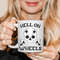 Hell On Wheels Ceramic Mug , Roller Derby Coffee Mug, Derby Girl , Roller Skate, Roller Girl, How I Roll, Strong Woman, Girl Power, Jammer.jpg