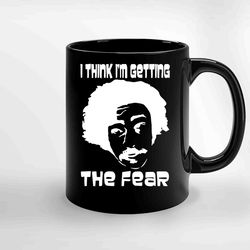 inspired by fear and loathing in las vegas i think im getting the fear ceramic mug, funny coffee mug, quote mug