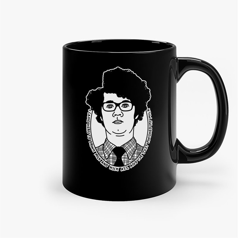 It Crowd Moss I Came Here To Drink Milk Organic Ceramic Mugs.jpg