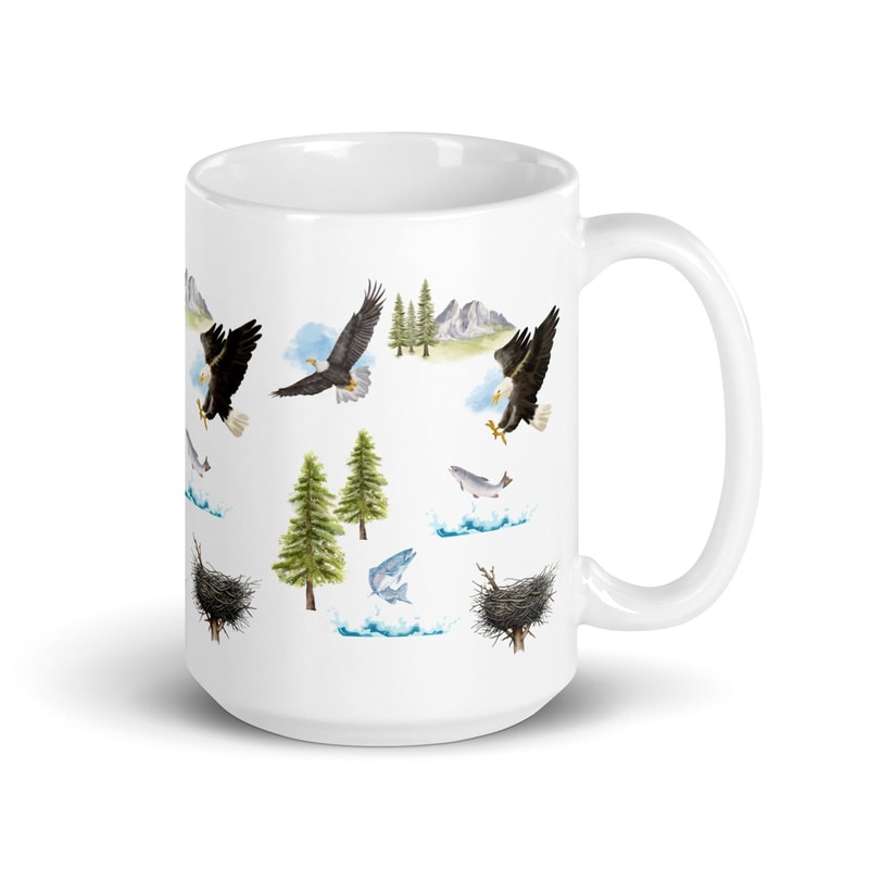 Eagle Mug Eagle Lover Gift Eagles Birds Mug.jpg