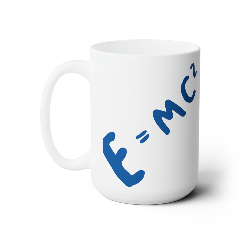 Physics Mug, Emc2 Mug, Science Coffee Cup, Physics Gift, Einstein's Theory of Relativity, Nerd Geek Teacher Present.jpg