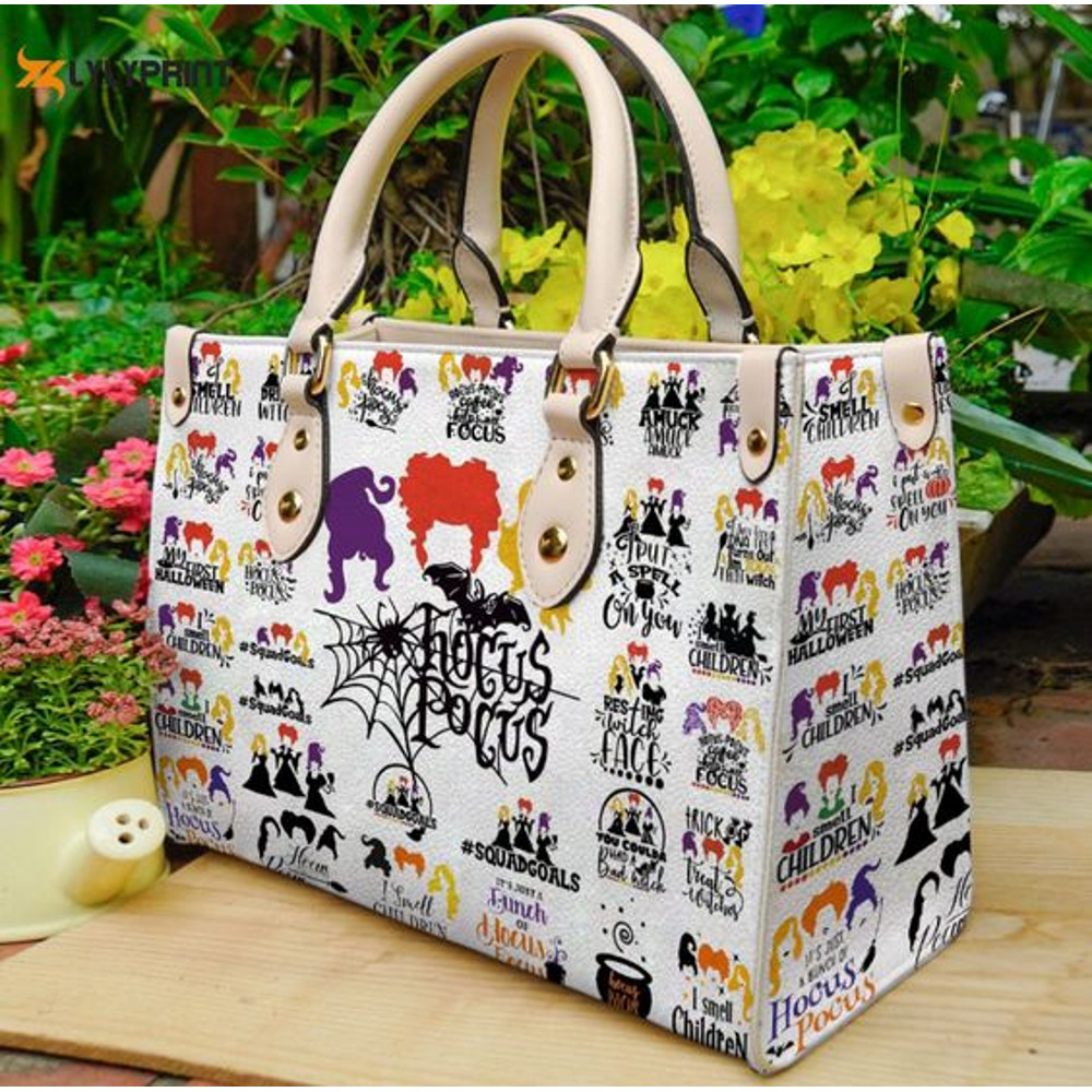 Hocus Pocus Leather Handbag Gift For Women.jpg