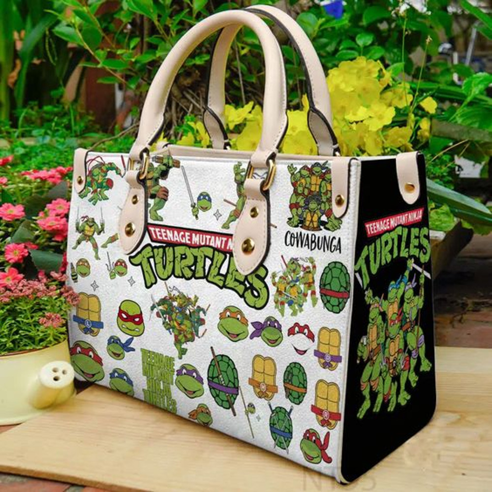 Ninja turtles luxury handbag leather bag for women.jpg