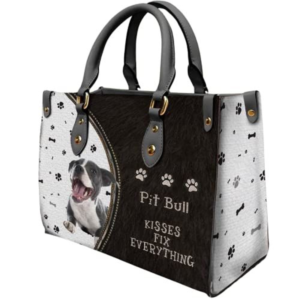 WND Women Fashion Synthetic Leather Handbags Tote Bag Shoulder Pitbull Dog For Shopping Groceries Travel Outdoors.jpg