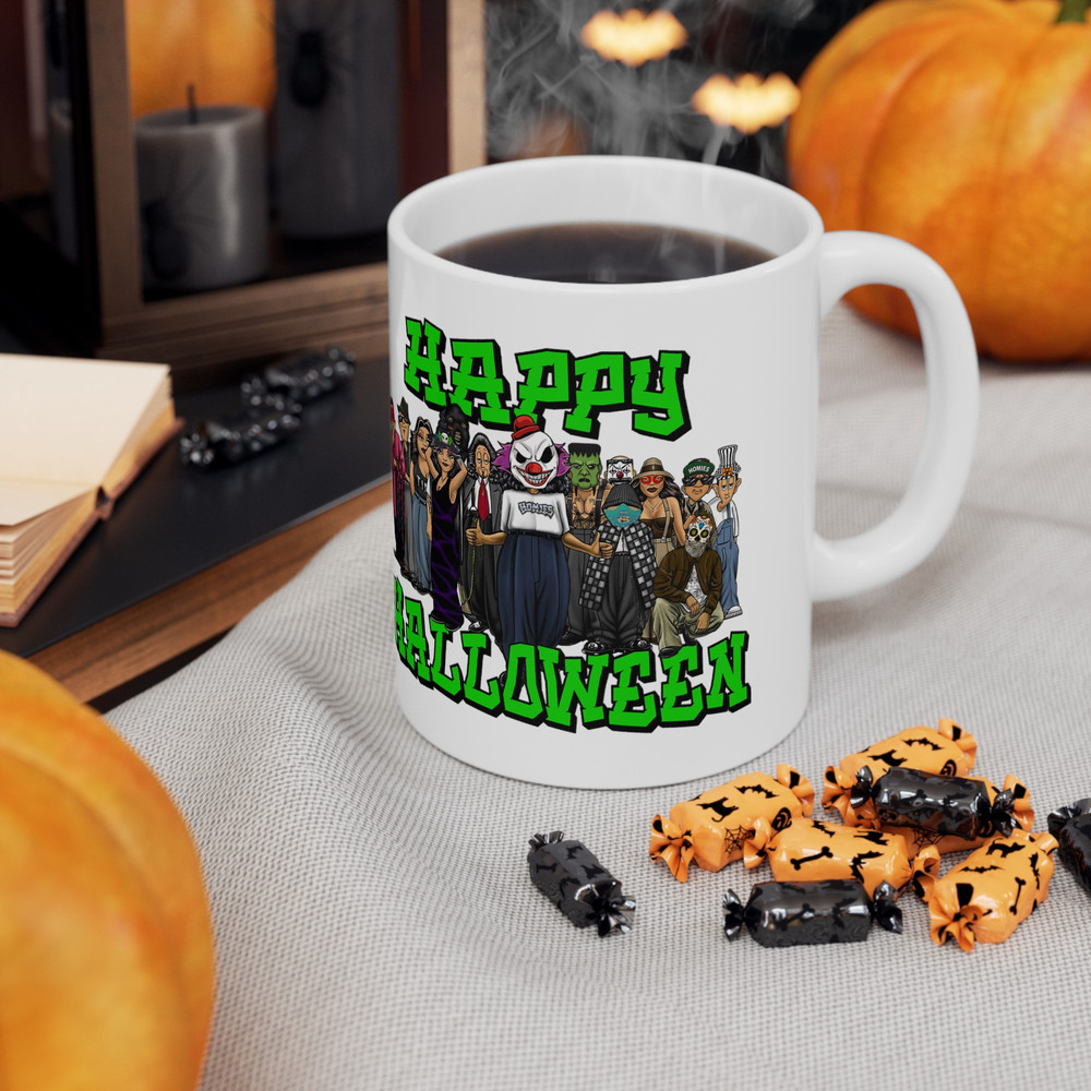 Chicana Mug, homie Halloween, spooky, Chicano 11oz mug, Boricua goth cups, gothic cup, Chicano, 90s Mugs, cholo, Chola gifts, Homies Mug 2.jpg