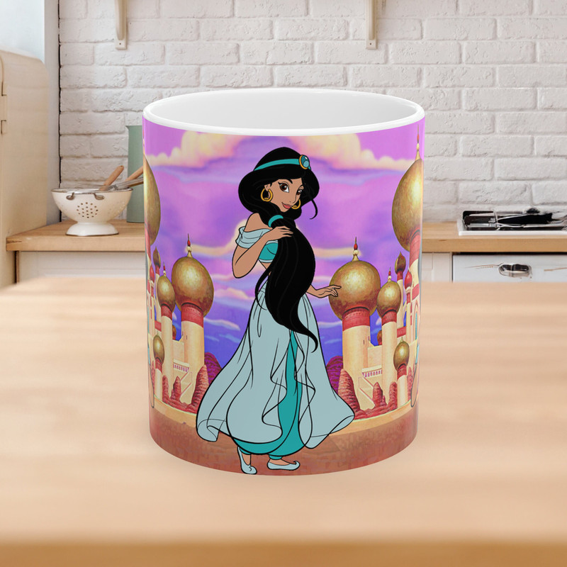 princess Jasmine, 11oz mug, princess Jasmine mug, custom, genie, abu, rajah, birthday girl, wife gifts, Christmas day gifts, gift under 30.jpg