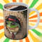 Cool Frog Mug, 3D design of green frog with glasses and tie for funny mug, a cute gift for the frog lover, Watch out for the Grumpy Frog.jpg