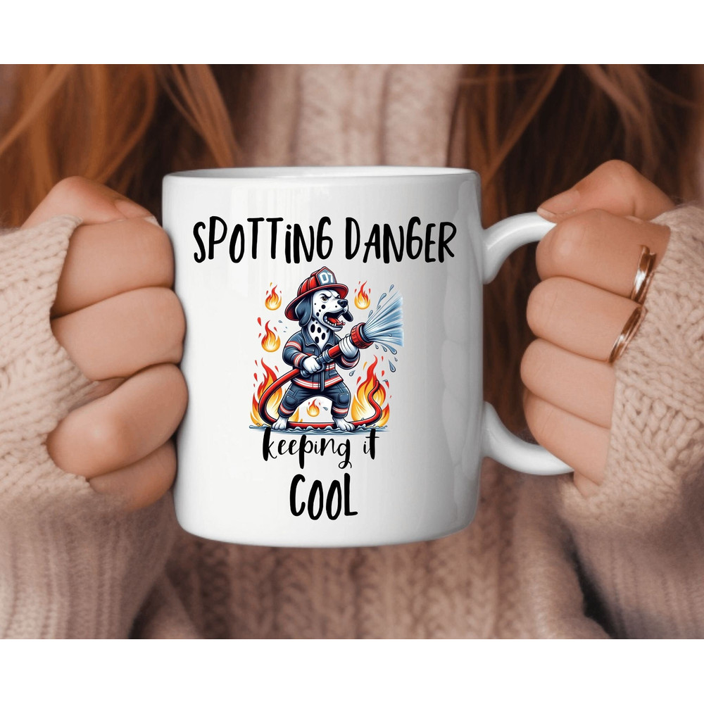 Dalmatian Mug, Pet Mug, Dalmatian Lover, Firefighter Coffee mug, Fireman gift, Fireman, Best Friend Gift, funny mug, Dalmatian.jpg