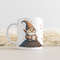 Cute Gnome Coffee Mug, Whimsical Elf with Coffee Beans, Adorable Fantasy Character Mug, Fun Gift for Coffee Lovers, Unique Mug.jpg
