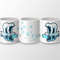 Polar Bear Mug, Arctic Wildlife Coffee Cup, Winter Themed Mug, Unique Gift for Animal Lovers, Snowflake Design, Double Sided Print.jpg