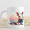 Colorful Armadillo Illustration Coffee Mug, Unique Rainbow Animal Art, Gift for Nature Lovers.jpg