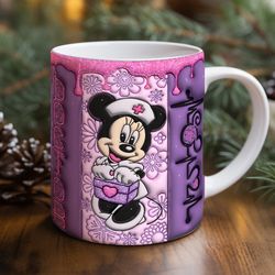 Doctor Minnie Mouse Mug, Ceramic Coffee Mug, Funny Coffee Mug