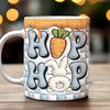 Hop Hop Easter Bunny Design, Digital PNG for Mug Wrap, Downloadable Sublimation Graphic.jpg