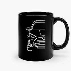 Toyota Gr Yaris Ceramic Mug, Funny Coffee Mug, Custom Coffee Mug